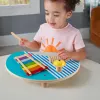 Fisher-Price Mesa de música de madera con instrumentos de percusión, 3 piezas de madera