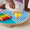 Fisher-Price Mesa de música de madera con instrumentos de percusión, 3 piezas de madera