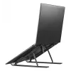 Hama Light soporte plegable para portátil, inclinación de 12 niveles, hasta 39,6 cm (15,6 pulgadas), negro
