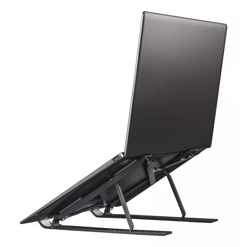 Hama Light soporte plegable para portátil, inclinación de 12 niveles, hasta 39,6 cm (15,6 pulgadas), negro