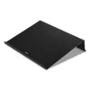 Hama Carbon soporte para portátil, aspecto carbono, hasta 46,7 cm (18,4 pulgadas), negro
