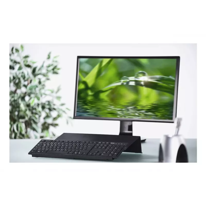 Hama Carbon soporte para portátil, aspecto carbono, hasta 46,7 cm (18,4 pulgadas), negro