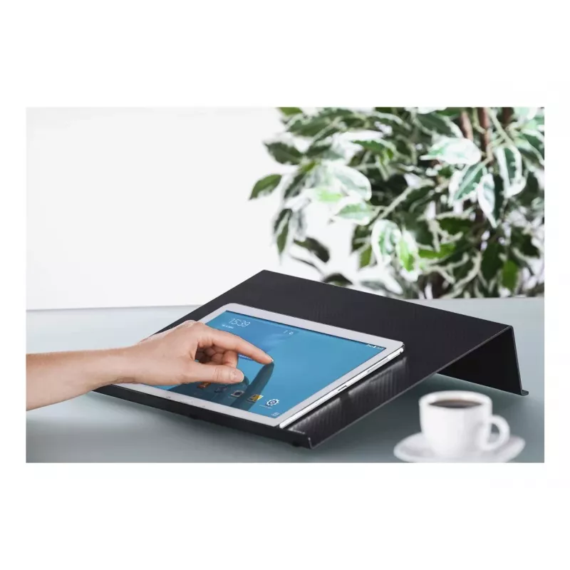 Hama Carbon soporte para portátil, aspecto carbono, hasta 46,7 cm (18,4 pulgadas), negro