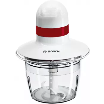 Picadora eléctrica Bosch MMRP1000 0,8 L 400 W rojo, transparente, blanco