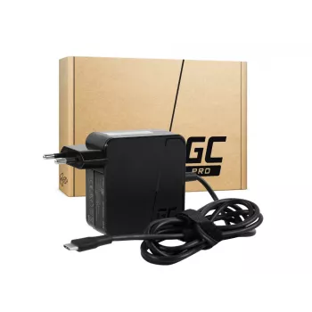 Fuente de alimentación/adaptador universal GREEN CELL 65W negro