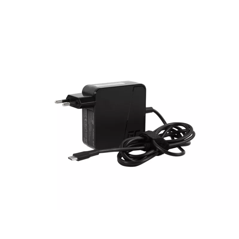 Fuente de alimentación/adaptador universal GREEN CELL 65W negro
