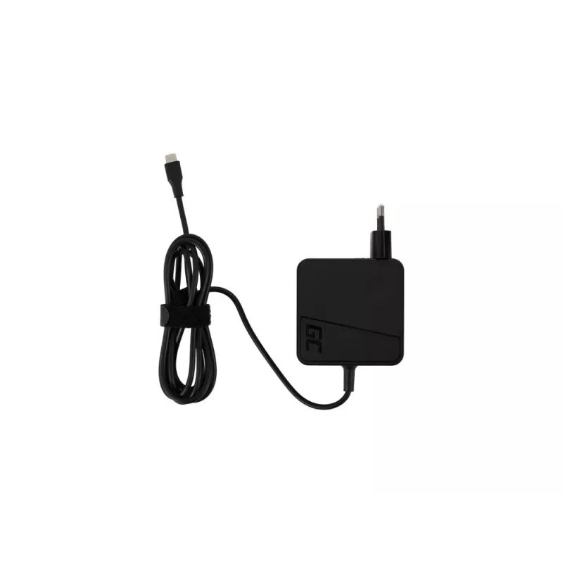 Fuente de alimentación/adaptador universal GREEN CELL 65W negro