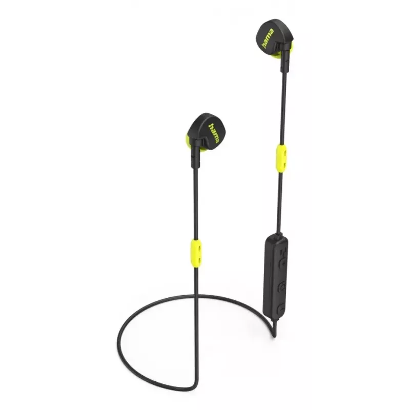 Auriculares Hama Freedom Athletics II inalámbricos de gancho, in-ear llamadas/música Bluetooth negro, amarillo