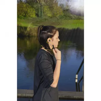 Auriculares Hama Freedom Athletics II inalámbricos de gancho, in-ear deportivos Bluetooth negro, amarillo