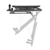 Soporte de techo motorizado orientable para TV Techly con integración Smart Home para televisores de 32 a 70 pulgadas