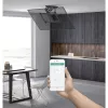 Soporte de techo motorizado orientable para TV Techly con integración Smart Home para televisores de 32 a 70 pulgadas