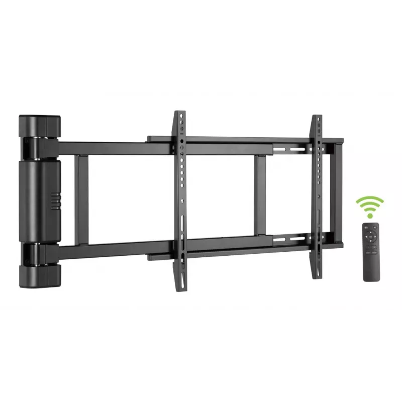 Soporte de pared para TV TECHLY 368697 para pantallas de 32–75 pulgadas, ajuste eléctrico, carga máx. 50 kg