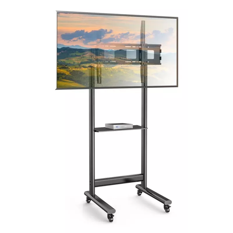 Soporte de pared/soporte de pie para TV Techly ICA-TR74 2,29 m (90 pulgadas) negro