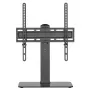 Techly ICA-LCD 323M soporte de escritorio para TV / monitor, 32–55 pulgadas (81,3–139,7 cm), 40 kg, giratorio, VESA 400x400, base de vidrio templado, negro
