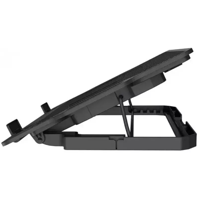 Base refrigeradora para portátil NATEC DIPPER 2 para 17,3 pulgadas (43,9 cm), 1 ventilador 18 cm, 650 rpm, USB, negro