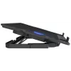 Base refrigeradora para portátil NATEC DIPPER 2 para 17,3 pulgadas (43,9 cm), 1 ventilador 18 cm, 650 rpm, USB, negro