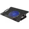Base refrigeradora para portátil NATEC DIPPER 2 para 17,3 pulgadas (43,9 cm), 1 ventilador 18 cm, 650 rpm, USB, negro