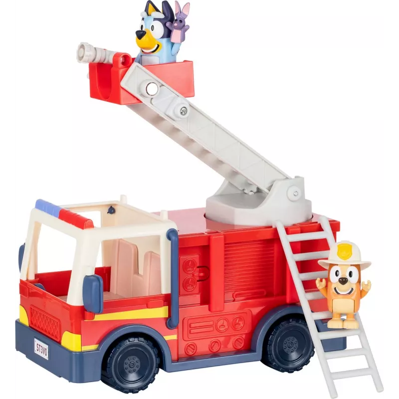 Coche de bomberos Moose Toys Bluey, coche de bomberos, 3 año(s), plástico, multicolor, rojo
