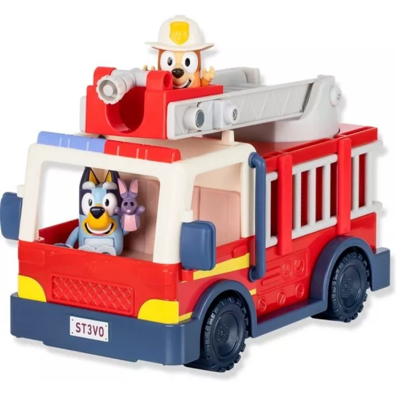 Coche de bomberos Moose Toys Bluey, coche de bomberos, 3 año(s), plástico, multicolor, rojo