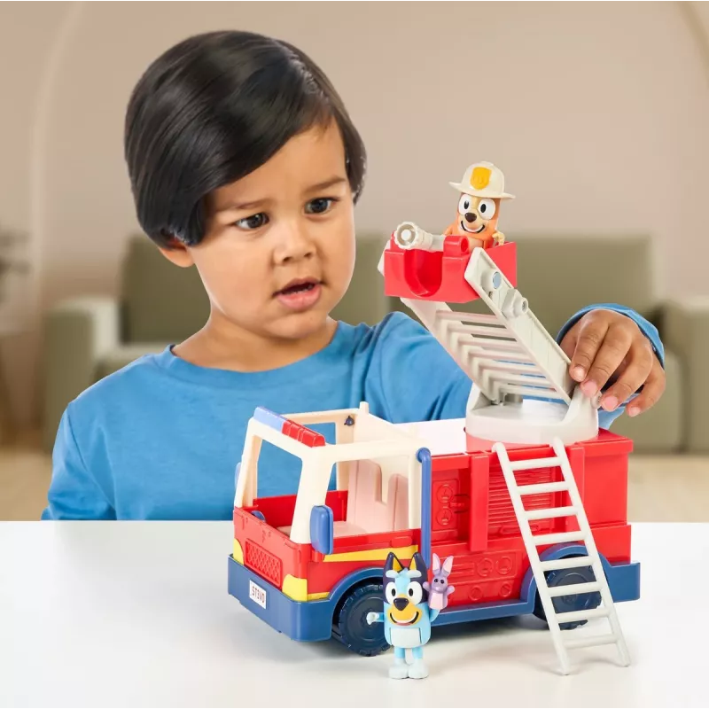 Coche de bomberos Moose Toys Bluey, coche de bomberos, 3 año(s), plástico, multicolor, rojo
