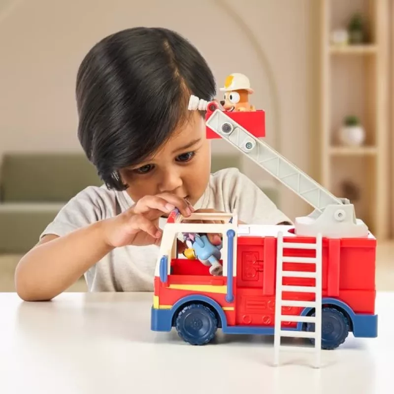 Coche de bomberos Moose Toys Bluey, coche de bomberos, 3 año(s), plástico, multicolor, rojo