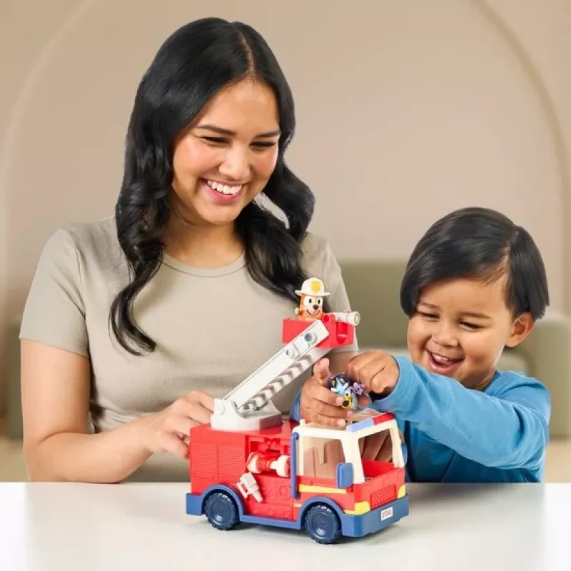Coche de bomberos Moose Toys Bluey, coche de bomberos, 3 año(s), plástico, multicolor, rojo