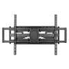 Soporte de pared fino Techly para TV LCD LED de 60-120 pulgadas negro capacidad máxima de peso 120 kg