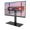 Techly ICA-LCD S07L soporte para TV, 32-65 pulgadas (81-165,1 cm), 45 kg, VESA 600x400, base de vidrio templado, negro