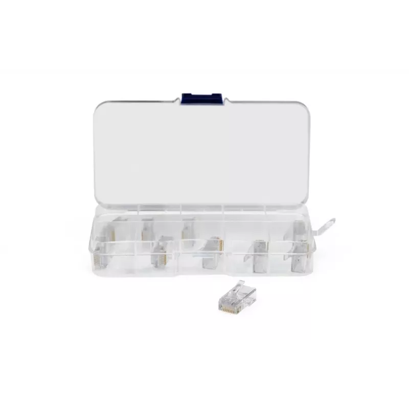 Set de herramientas de red DIGITUS - comprobador LAN herramienta de crimpado herramienta de corte y pelado herramienta de inserción bolsa 12 piezas