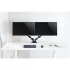 Techly ICA-LCD 462B brazo de escritorio para monitor, muelle de gas, 17-32 pulgadas (43,2-81,3 cm), 9 kg, VESA 75x75/100x100, negro
