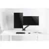 Techly ICA-LCD 462B brazo de escritorio para monitor, muelle de gas, 17-32 pulgadas (43,2-81,3 cm), 9 kg, VESA 75x75/100x100, negro