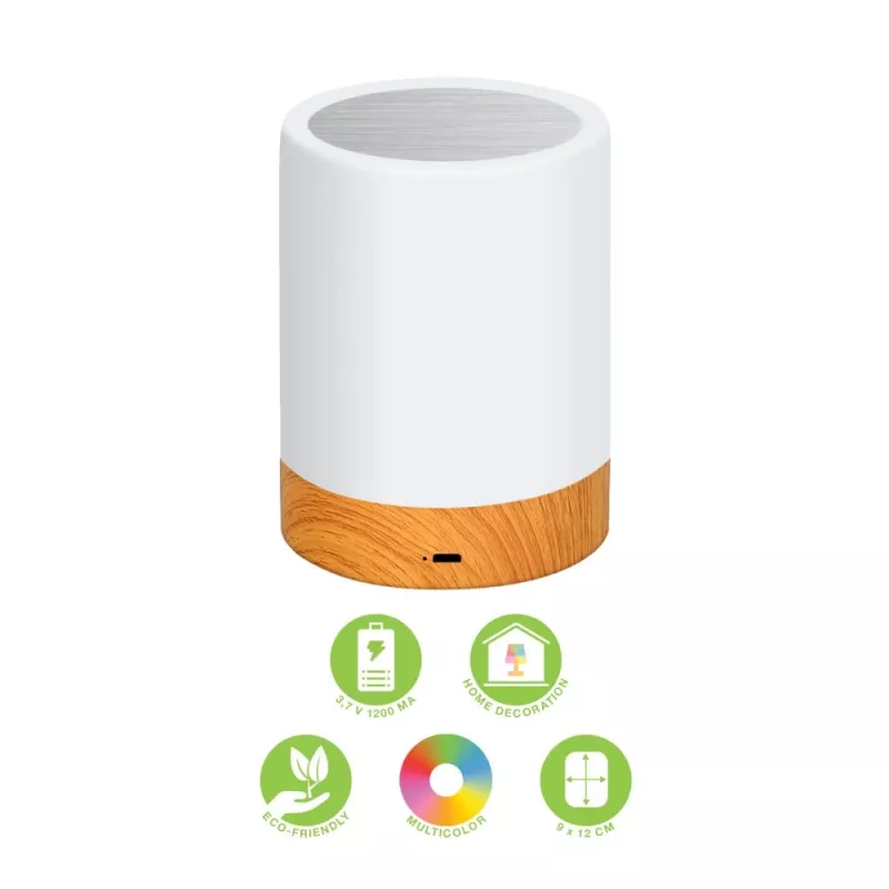 Lámpara de mesa Techly I-LED TOUCH 1,6 W blanca LED control táctil