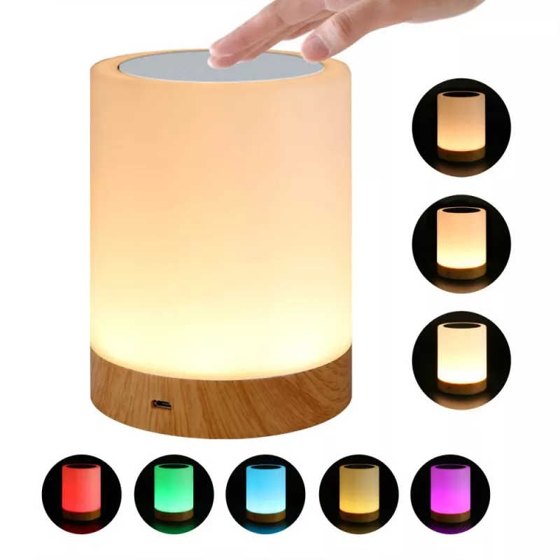 Lámpara de mesa Techly I-LED TOUCH 1,6 W blanca LED control táctil