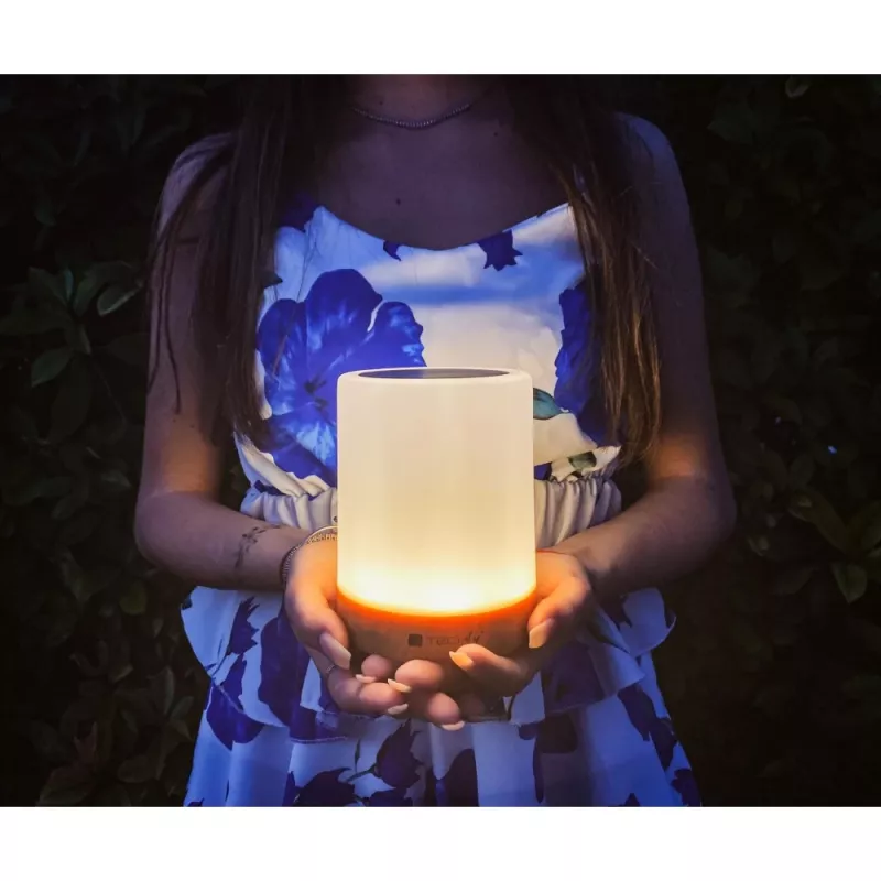 Lámpara de mesa Techly I-LED TOUCH 1,6 W blanca LED control táctil