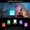 Lámpara de mesa Techly I-LED TOUCH 1,6 W blanca LED control táctil