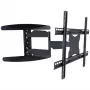 Soporte de pared para TV LCD Techly 40-65 Full Motion ultra slim negro ICA-PLB 171L