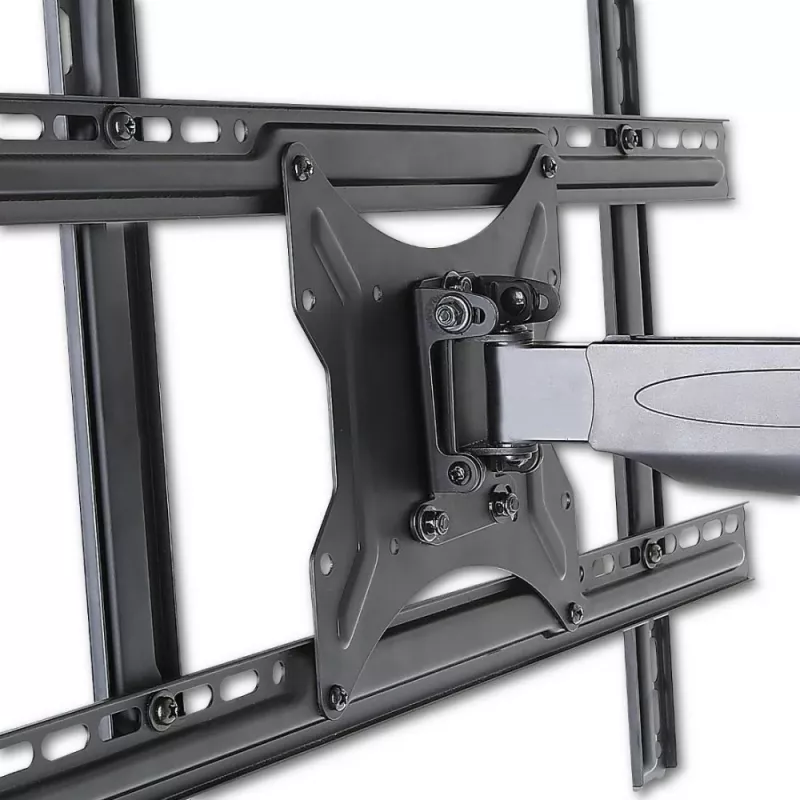 Soporte de pared para TV LCD Techly 40-65 Full Motion ultra slim negro ICA-PLB 171L