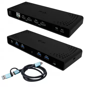 Estación de acoplamiento universal i-tec Dual 4K Display + Power Delivery 85W