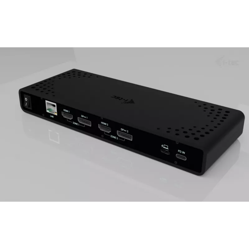 Estación de acoplamiento universal i-tec Dual 4K Display + Power Delivery 85W