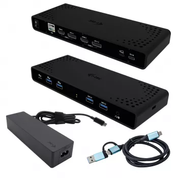 Estación de acoplamiento universal i-tec Dual 4K Display + Power Delivery 85W
