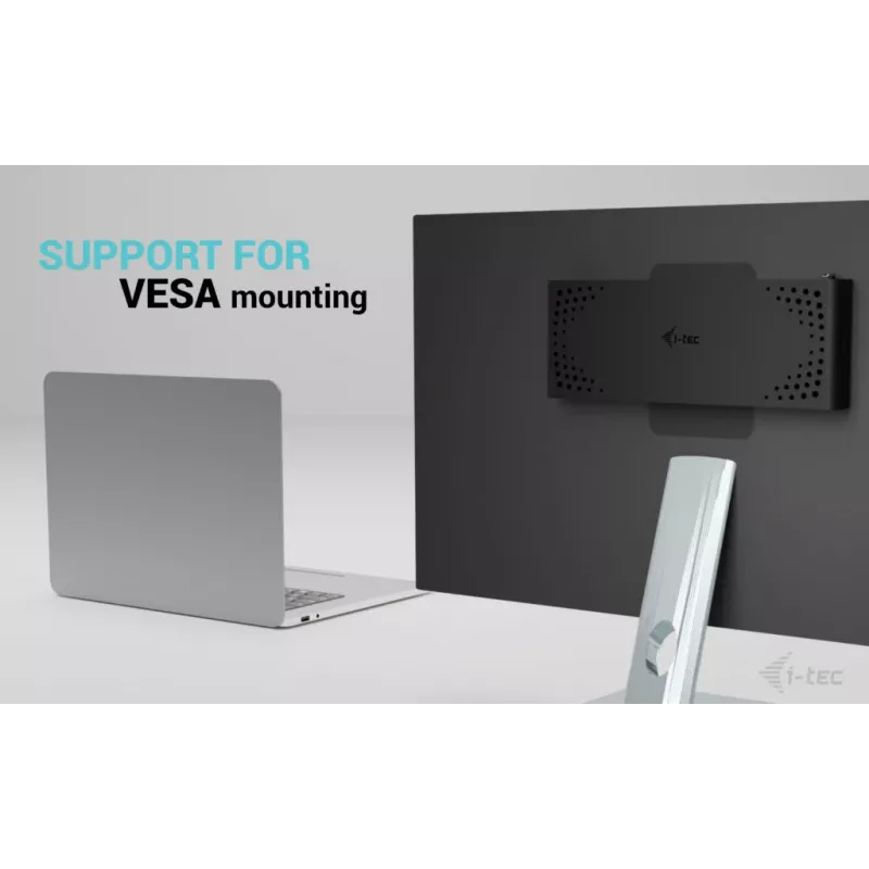 Estación de acoplamiento universal i-tec Dual 4K Display + Power Delivery 85W