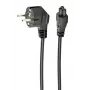 Cable de alimentación Gembird Schuko (CEE 7/7) a C5, VDE, 0,5 m, a granel (PC-186-ML12-0.5M)
