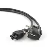 Cable de alimentación Gembird Schuko (CEE 7/7) a C5, VDE, 0,5 m, a granel (PC-186-ML12-0.5M)