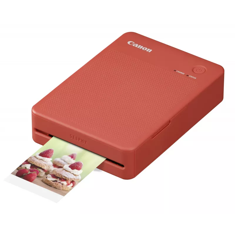 Canon SELPHY QX20 impresora fotográfica portátil, sublimación, 287 x 287 DPI, 72 x 85 mm, Wi-Fi, USB-C, rojo terracota