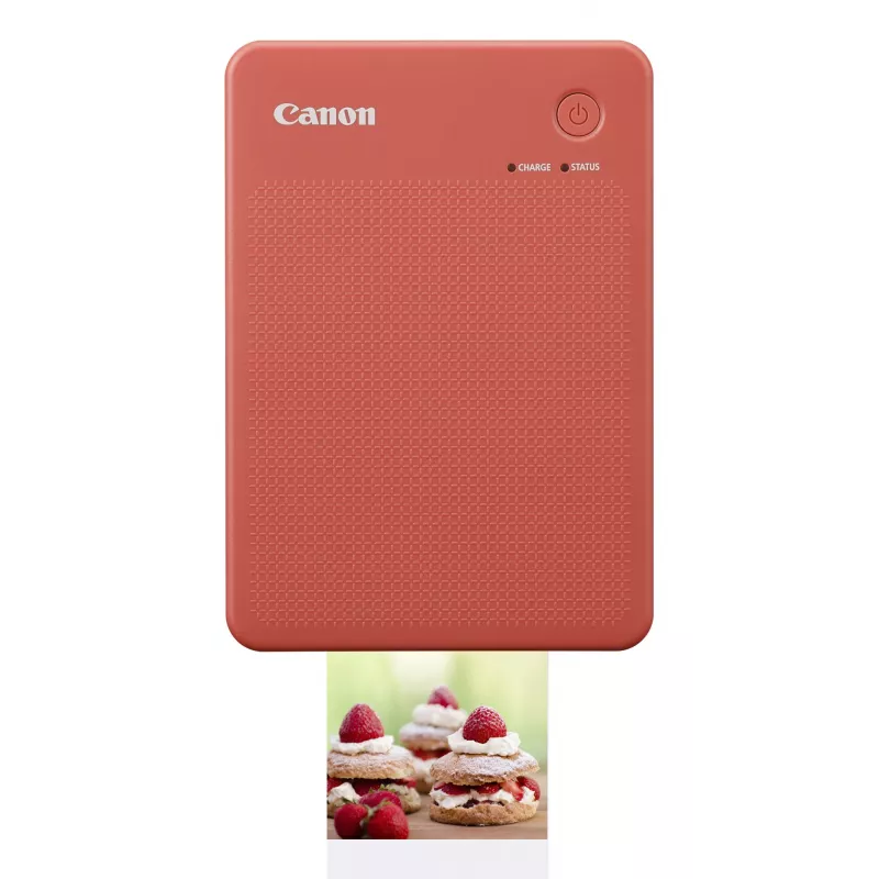 Canon SELPHY QX20 impresora fotográfica portátil, sublimación, 287 x 287 DPI, 72 x 85 mm, Wi-Fi, USB-C, rojo terracota