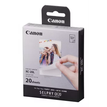 Canon XC-20L, impresión por sublimación térmica, 5,4 x 8,5 cm, 20 uds.