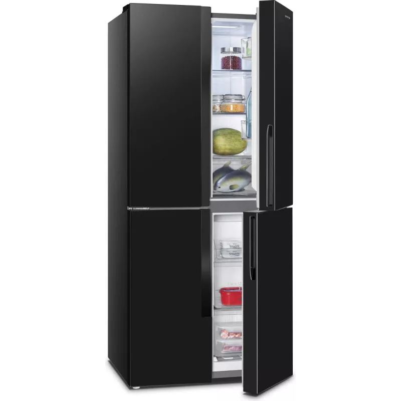 Frigorífico side-by-side Gorenje G600 NRM818EMB Independiente 427 L Negro