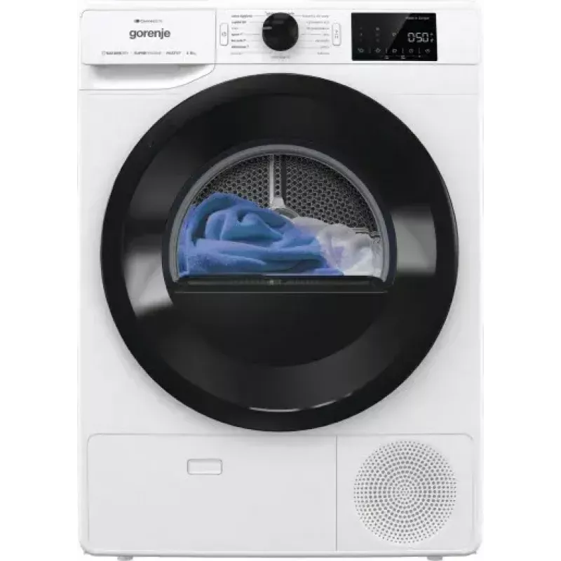Secadora Gorenje DPNE83GNLWIFI/PL 8 kg, bomba de calor, WiFi, clase de eficiencia energética A+++, blanca