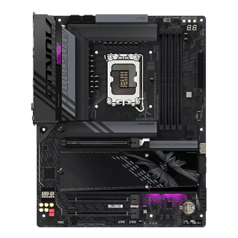 Placa base GIGABYTE Z890 AORUS ELITE WIFI7, chipset Intel Z890, LGA 1851, ATX, DDR5, 4x DIMM, 4x M.2, Wi‑Fi 7, LAN 2,5Gb