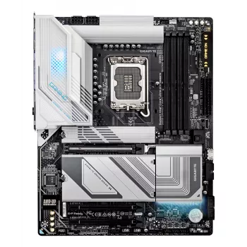 Placa base GIGABYTE Z890 GAMING X WIFI7 - Compatible con CPUs Intel Core Ultra (Serie 2), VRM de 16+1+2 fases, hasta 8800MHz DDR5 (OC), 1xPCIe 5.0 + 3xPCIe 4.0, Wi-Fi 7, LAN 2,5GbE, USB 4